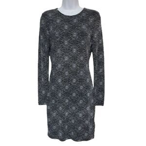 Divided by H&M Silver Sparkeling Dress with cut out back sz 10